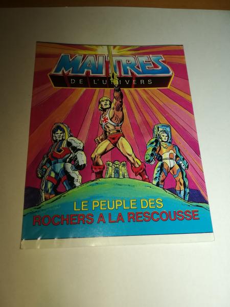 Masters of the Universe Mini Comic Rock People to the Rescue/Le Peuple des Rochers a la Rescousse