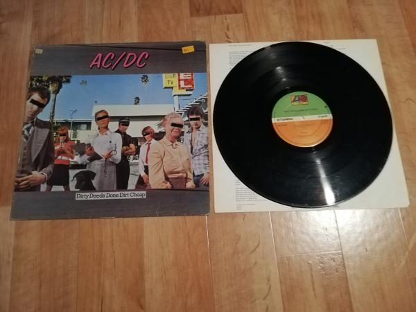 AC/DC Dirty Deeds done dirt cheap 1976 Atlantic K 50323 UK Pressung VG-/VG-