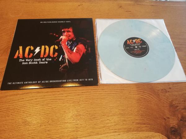 AC/DC The Very Best Of The Bon Scott Years 2023 SGVNY023 Farbiges Marmor Vinyl UK Pressung NM/VG+