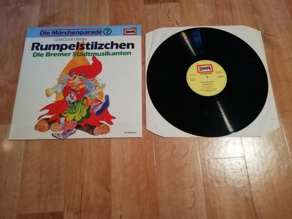 Die Märchenparade Folge 7 Rumpelstilzchen/Die Bremer Stadtmusikanten Europa 115429.0 Deutsche Pressung VG/VG+