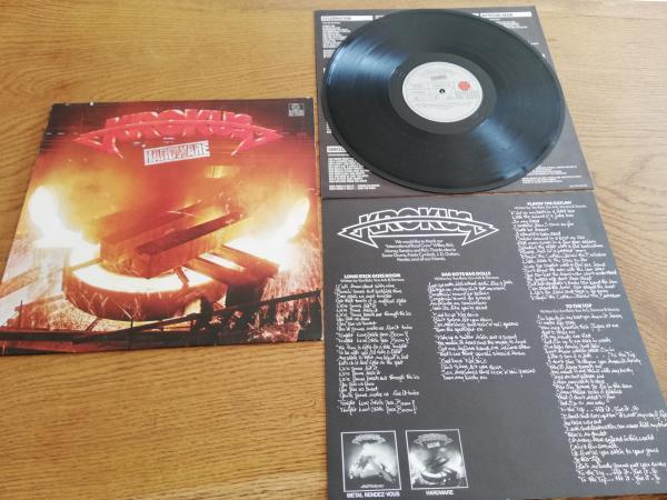 Krokus Hardware 1981 Ariola 203322-320 Deutsche Pressung NM/VG+