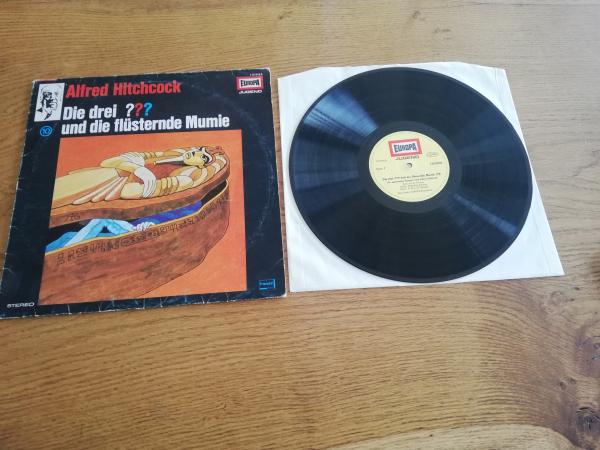 Die Drei Fragezeichen Folge 10 und die flüsternde Mumie 1979 Europa 115910.0 Deutsche Pressung VG/VG