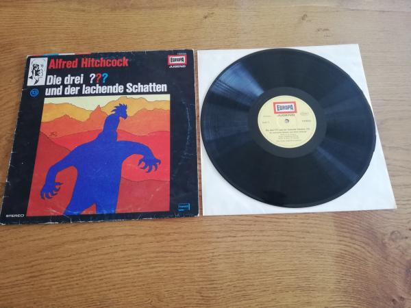 Die Drei Fragezeichen Folge 13 und der lachende Schatten 1979 Europa 115913.5 Deutsche Pressung VG/VG