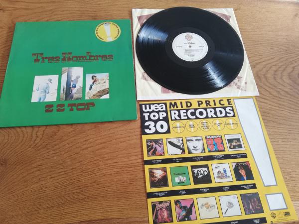 ZZTOP Tres Hombres 1973 Warner Bros. Records WB 56603 Deutsche Pressung NM/VG+