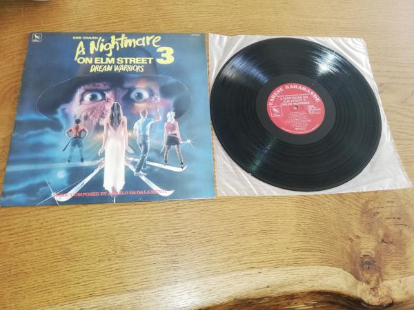 A Nightmare on Elm Street 3 Dream Warriors Wes Craven Original Motion Picture Soundtrack 1987 Varese Sarabande STV 813 US Pressung NM/VG+