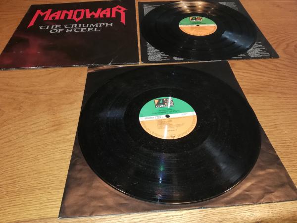 Manowar The Triumph of Steel 1992 Atlantic 7567-82423-1 Doppel LP Deutsche Pressung VG/VG