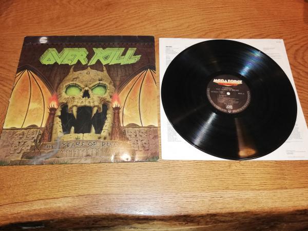 Overkill The Years of Decay 1989 Atlantic 782045-1 Deutsche Pressung VG/VG