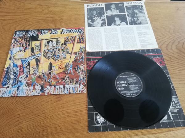 Rumble Militia They give you the blessing 1990 C+P Century 6975 Deutsche Pressung VG+/VG